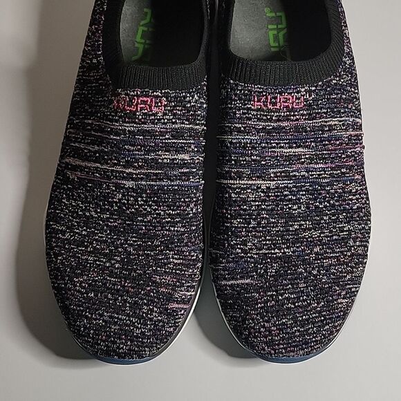 KURU STRIDE Slip On Shoe Sneaker -  Black Confetti Size 12 Womens - Picture 5 of 10